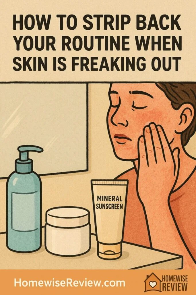 How to Strip Back Your Routine When Skin Is Freaking Out