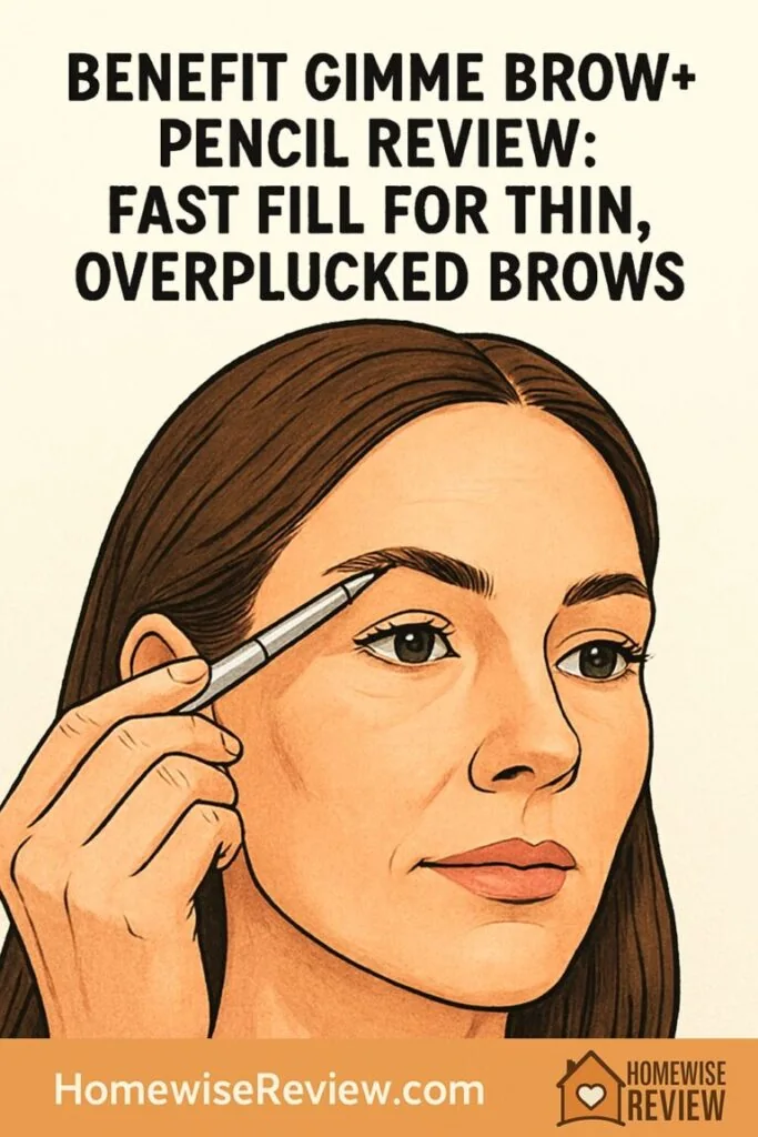 Benefit Gimme Brow+ Pencil Review: Fast Fill for Thin, Overplucked Brows