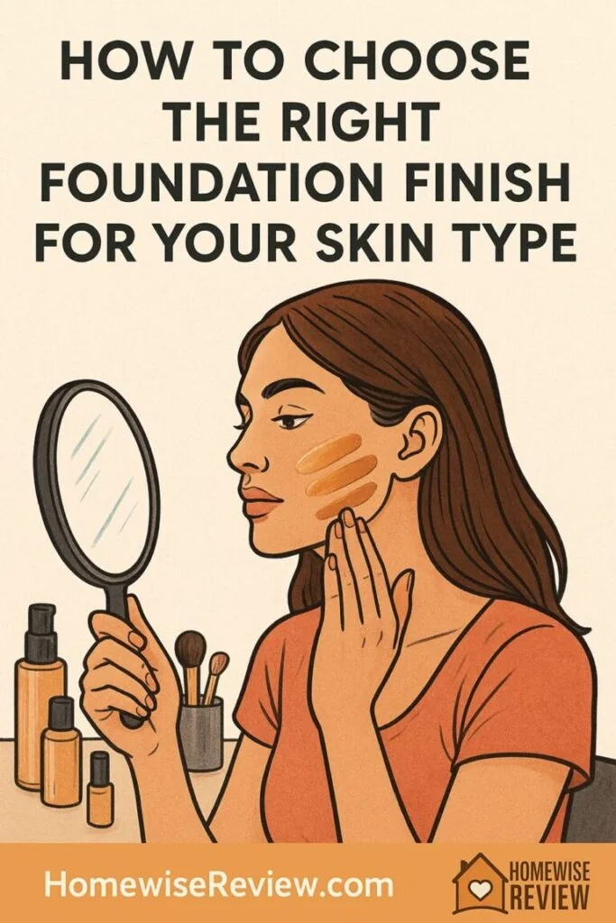 How to Choose the Right Foundation Finish for Your Skin Type