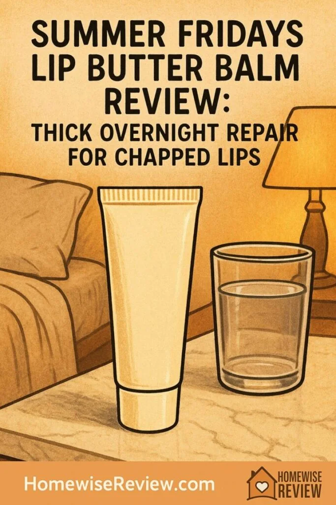 Summer Fridays Lip Butter Balm Review: Thick Overnight Repair for Chapped Lips