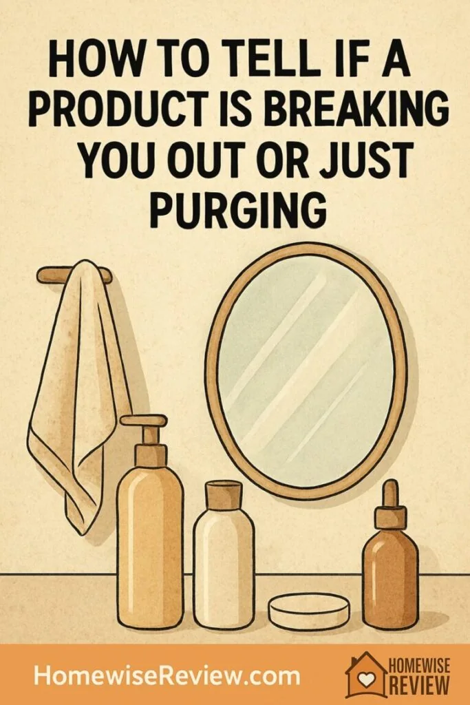 How to Tell if a Product Is Breaking You Out or Just Purging