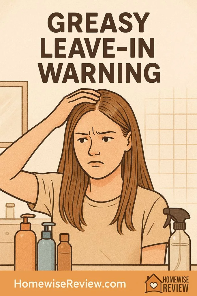 leave in conditioner greasy complaints