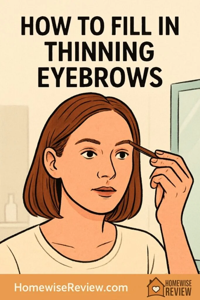 How to Fill in Thinning Eyebrows