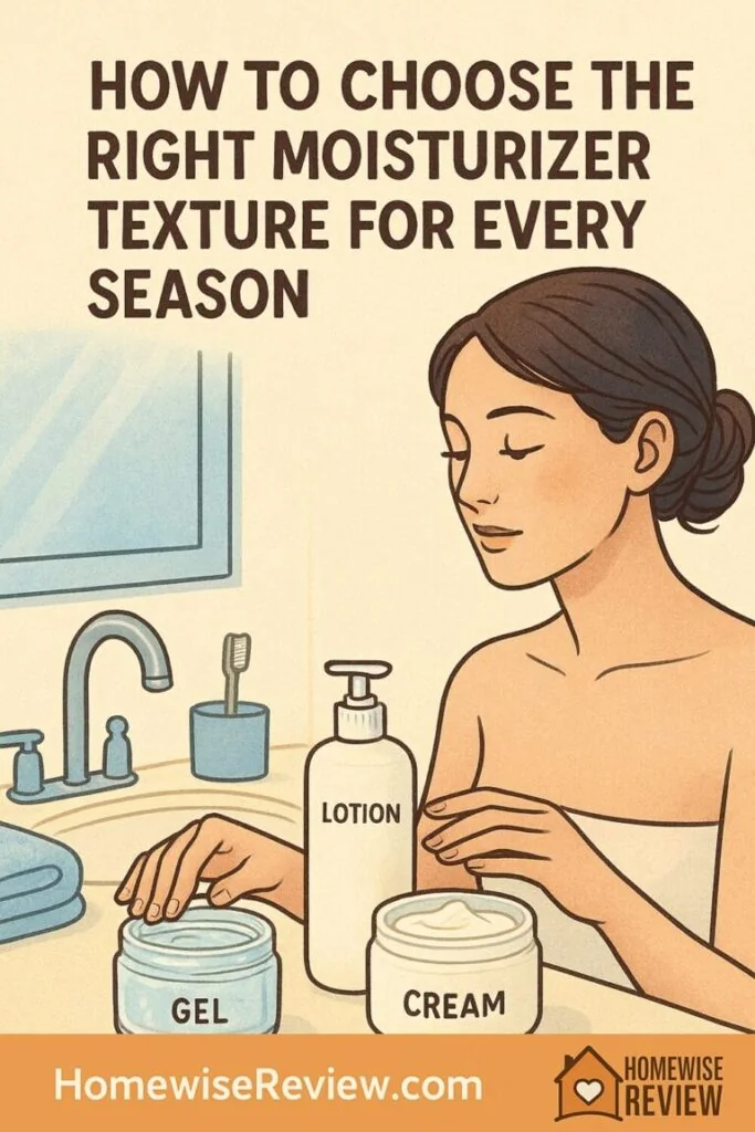 How to Choose the Right Moisturizer Texture for Every Season