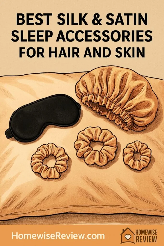 Best Silk and Satin Sleep Accessories for Hair AND Skin