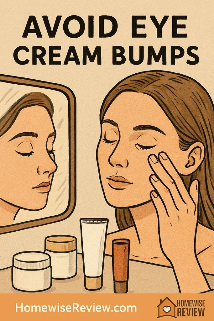 eye cream bumps