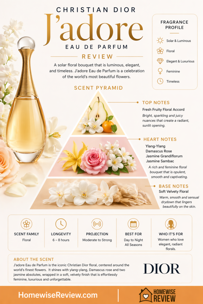 J’adore Eau de Parfum scent profile