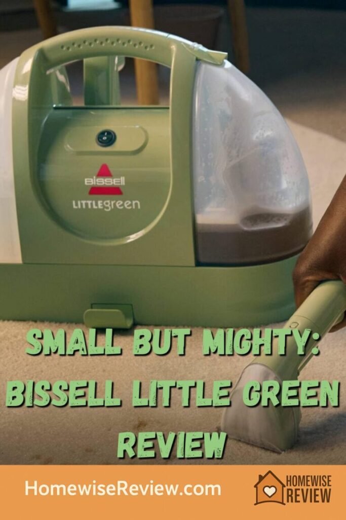 BISSELL Little Green Multi-Purpose Portable Carpet and Upholstery Cleaner Review