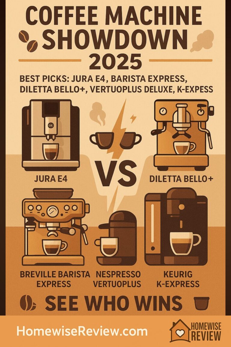 Best Coffee Machines 2025 Head-to-Head Showdown