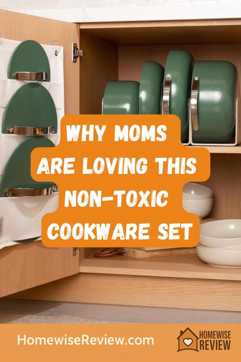 Caraway Nonstick Ceramic Cookware Set (12 Piece) Pots, Pans, Lids and Kitchen Storage - Non Toxic - Oven Safe & Compatible with All Stovetops