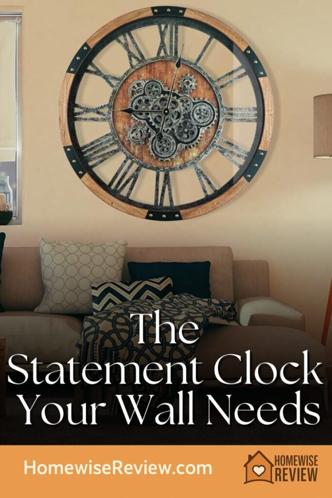 DORBOKER 36 Large Wall Clock Review