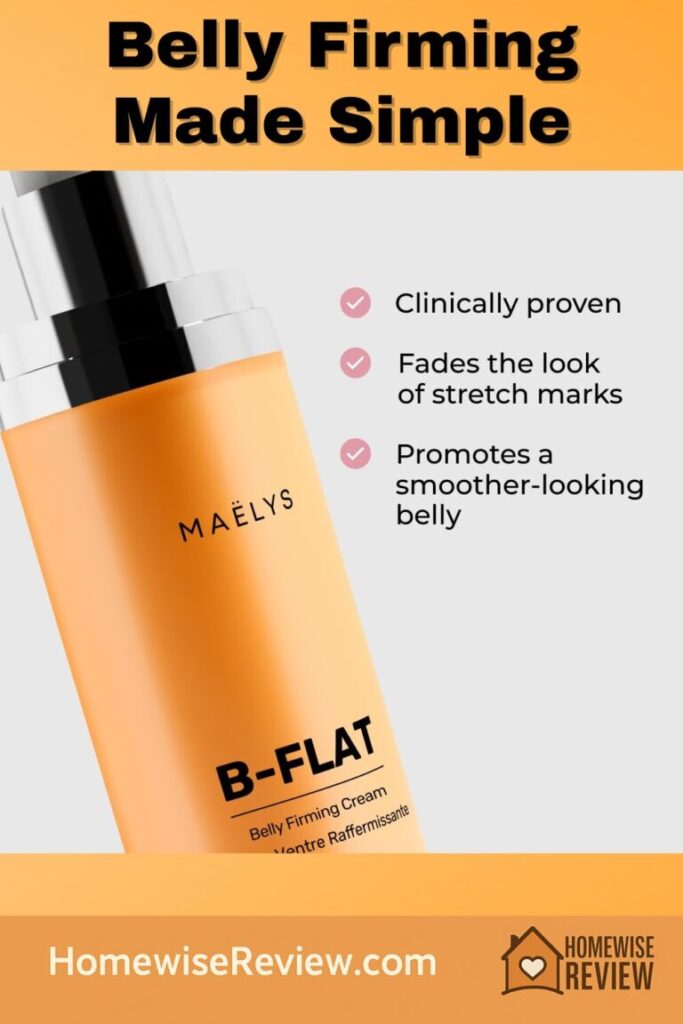 MAËLYS Cosmetics B-FLAT Belly Firming Cream Review