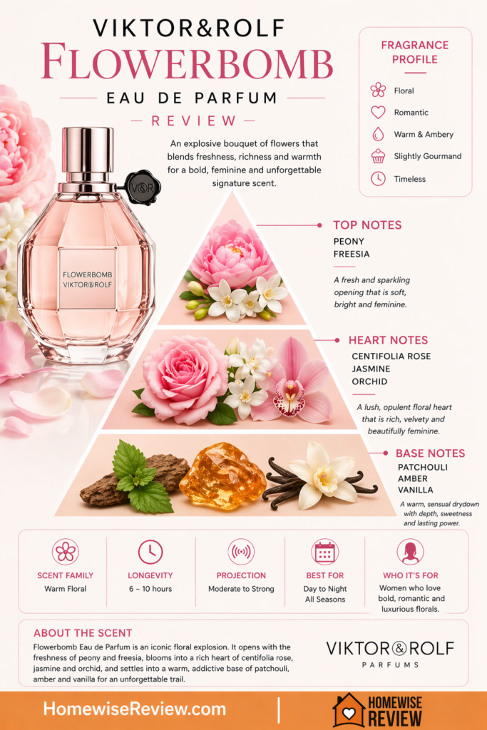Viktor&Rolf Flowerbomb Eau de Parfum scent pyramid