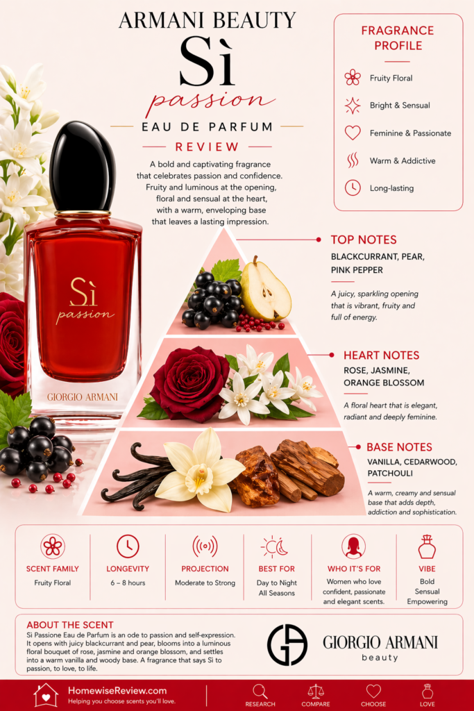 Armani Beauty Sì Passsion Eau de Parfum scent profile