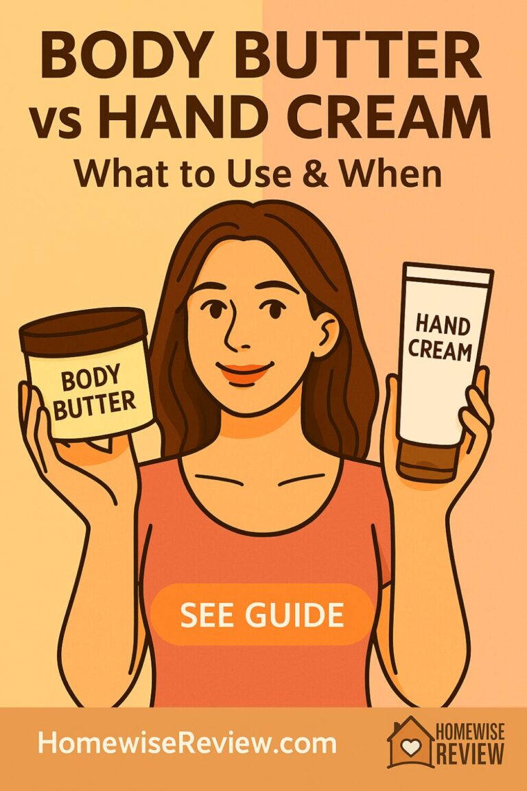 Body Butter vs Hand Cream