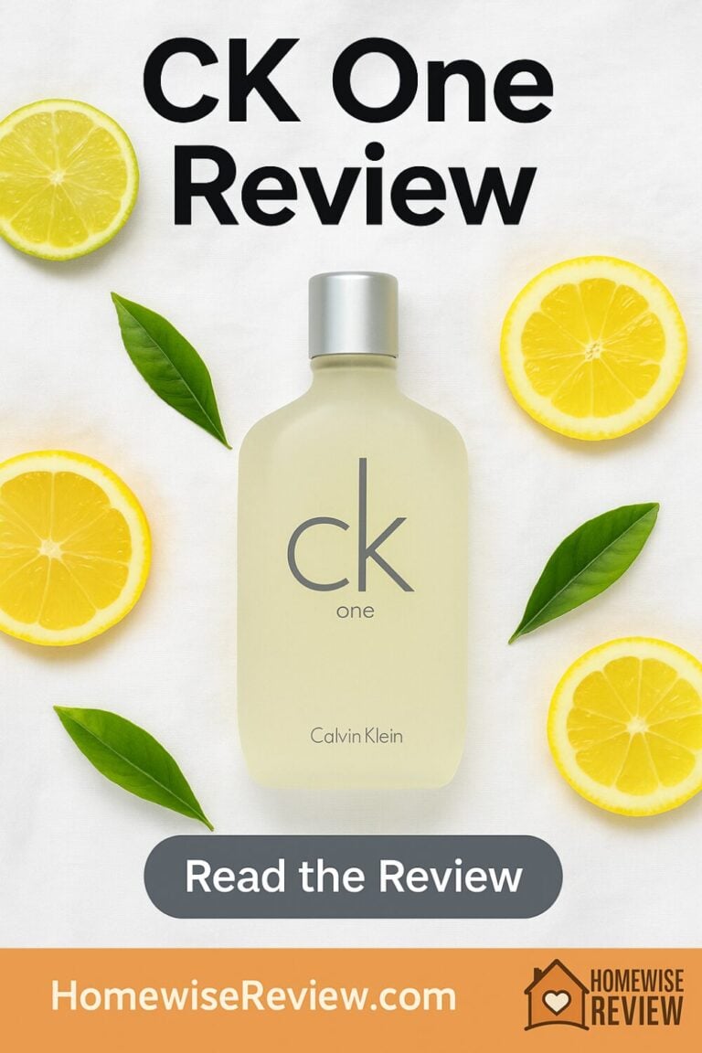 Calvin Klein CK One Eau de Toilette Review