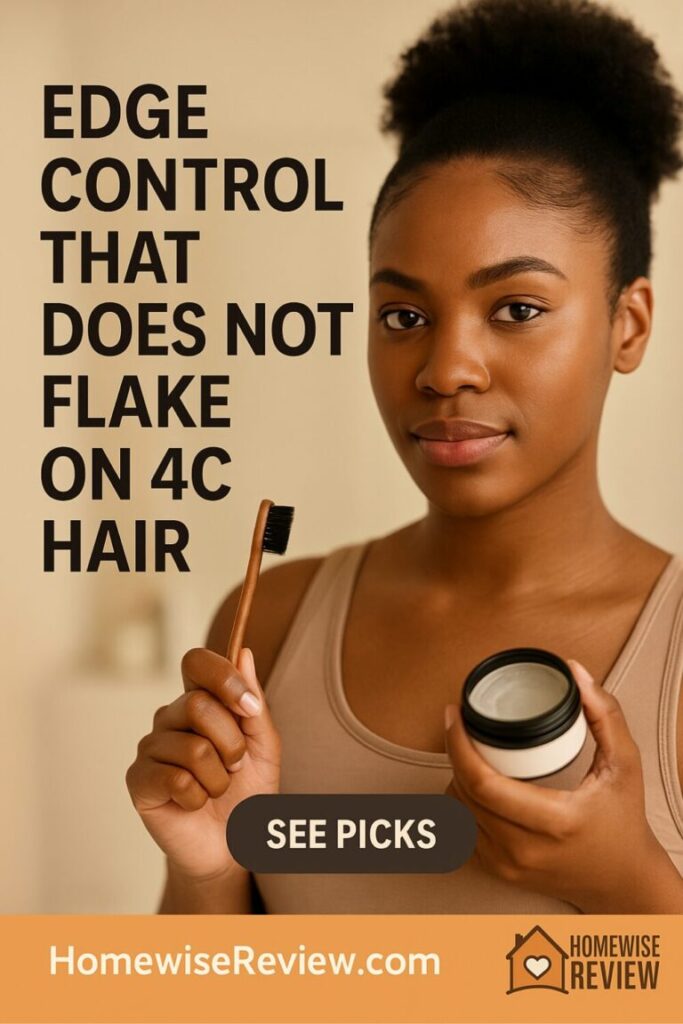 Edge Control That Does Not Flake on 4C Hair