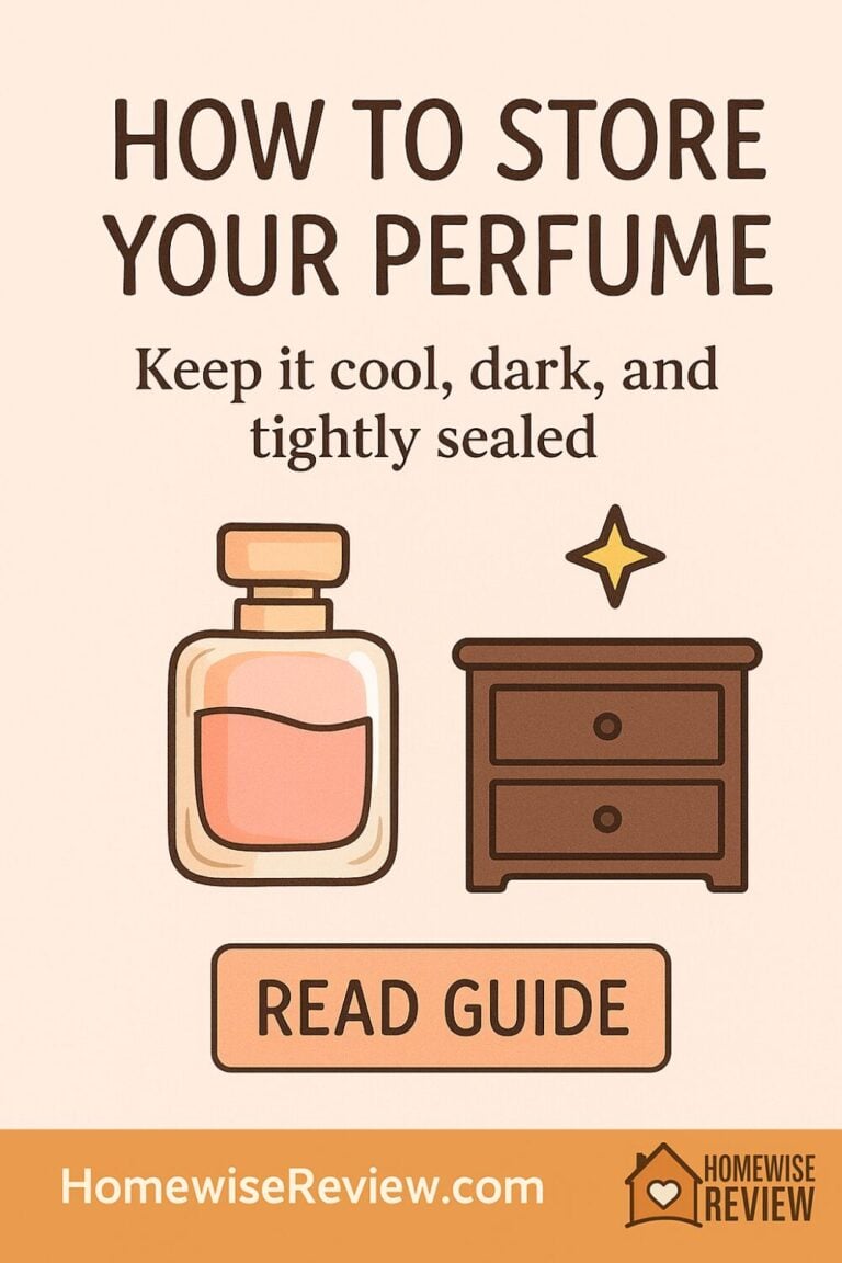 How to Store Your Perfume