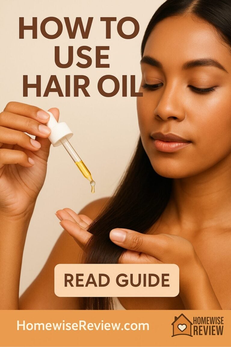 How to Use Hair Oil