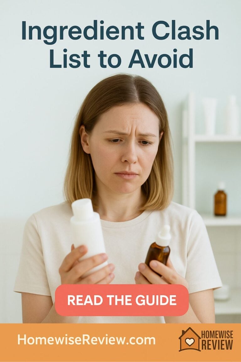 Ingredient Clash List to Avoid