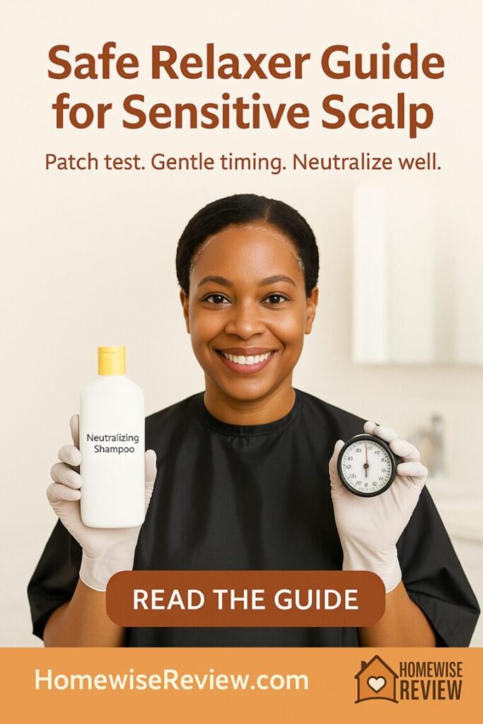 Safe Relaxer Guide for Sensitive Scalp