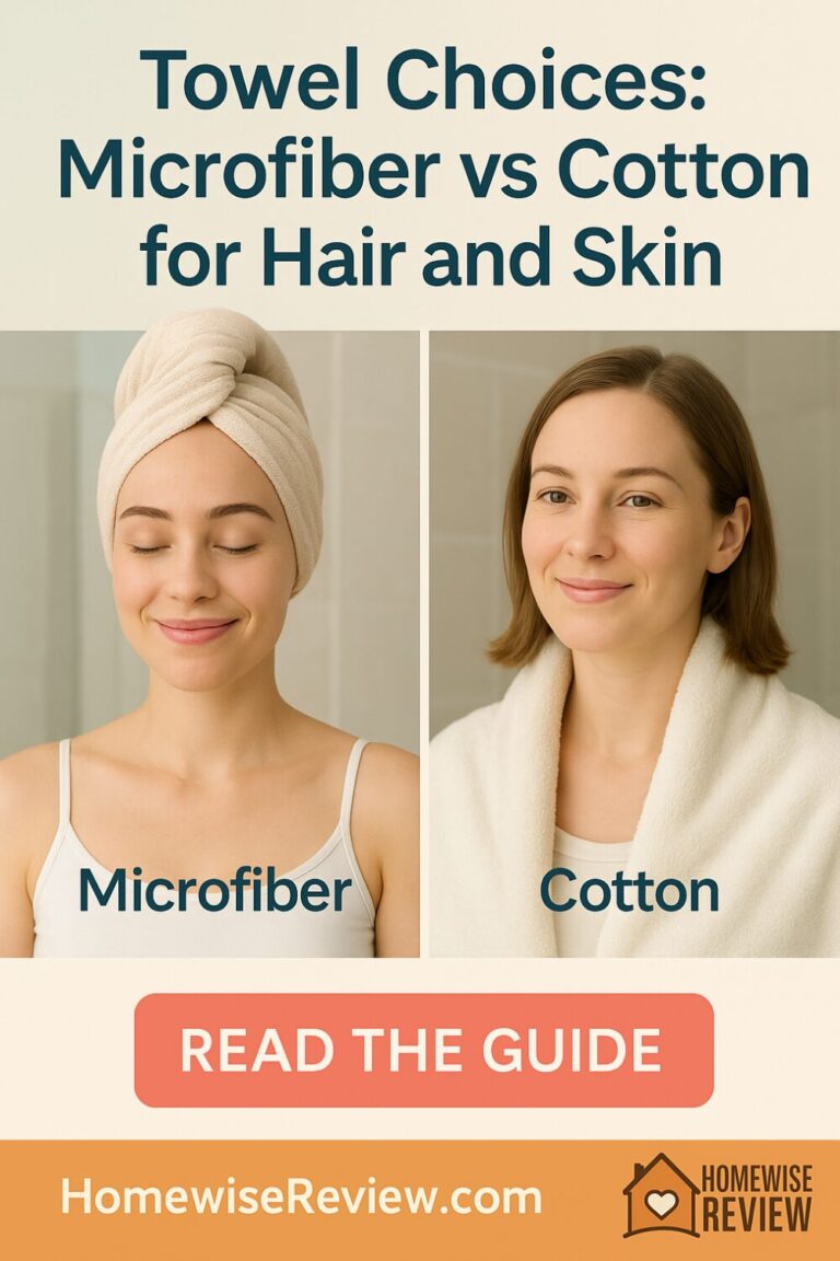 Towel Choices Microfiber vs Cotton