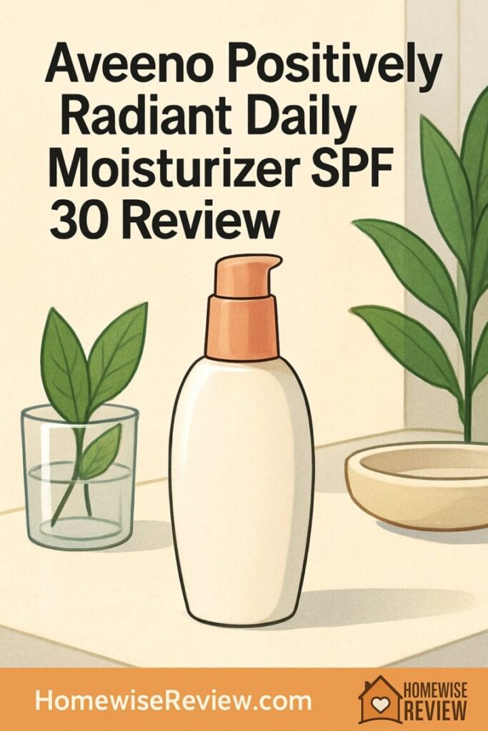 Aveeno Positively Radiant Daily Moisturizer SPF 30 Review