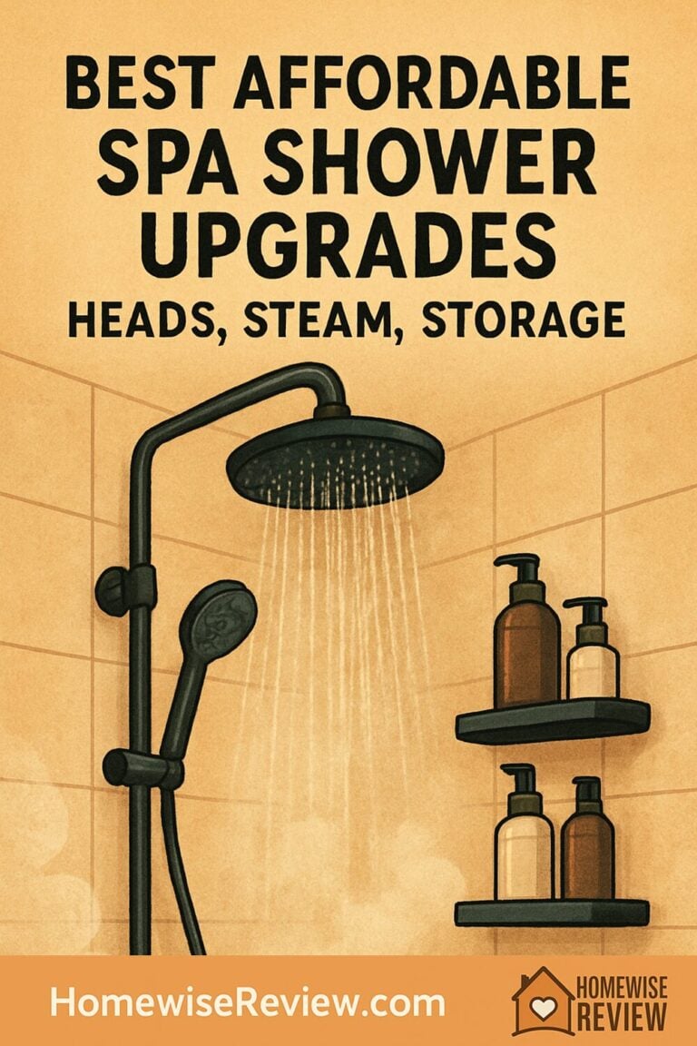 Best Affordable “Spa Shower” Upgrades (Heads, Steam, Storage)