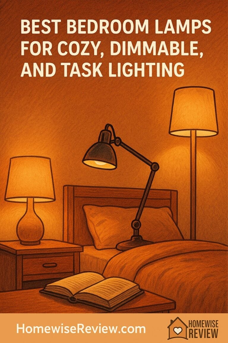 Best Bedroom Lamps for Cozy, Dimmable, and Task Lighting