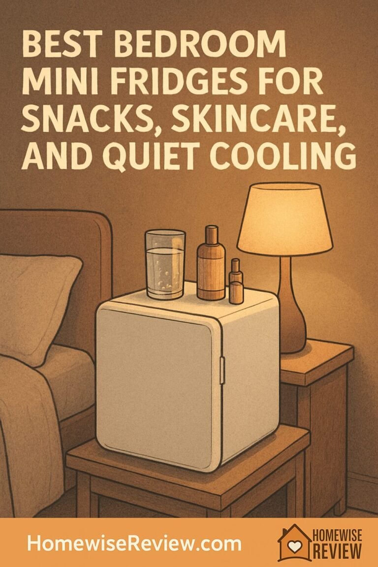 Best Bedroom Mini Fridges for Snacks, Skincare, and Quiet Cooling