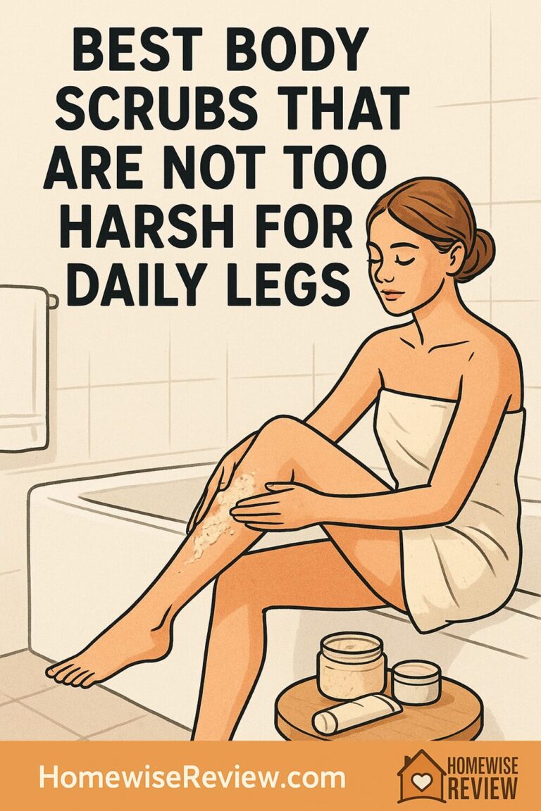 Best Body Scrubs That Are Not Too Harsh for Daily Legs
