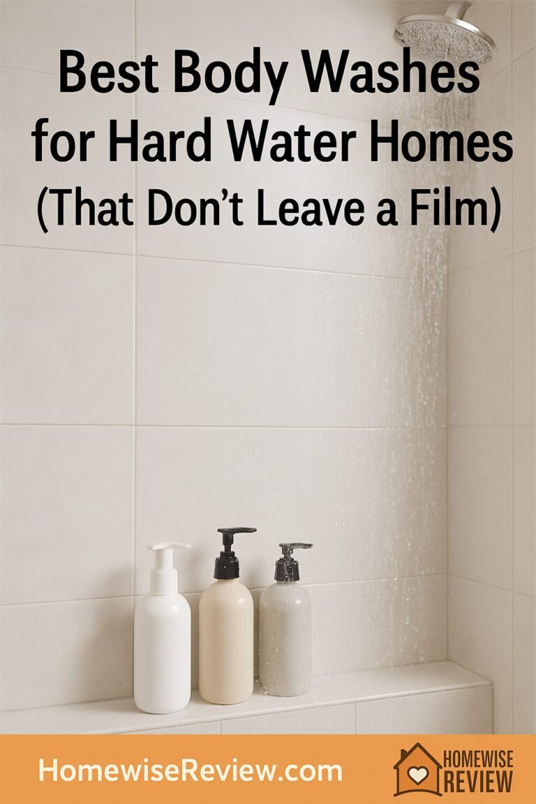 Best Body Washes for Hard Water Homes (That Don’t Leave a Film)