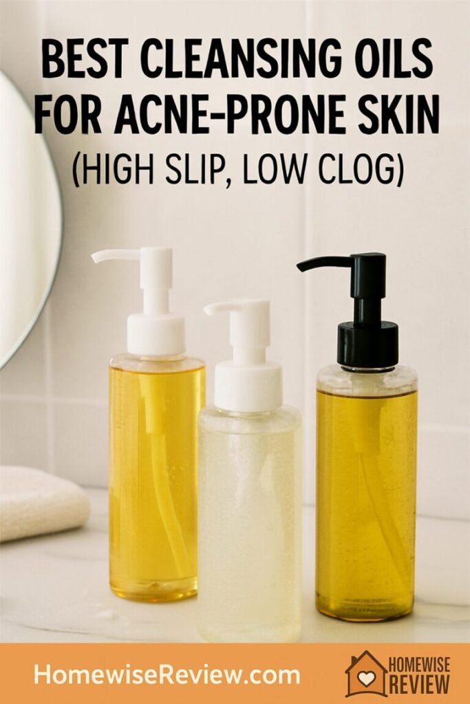 Best Cleansing Oils for Acne-Prone Skin (High Slip, Low Clog)