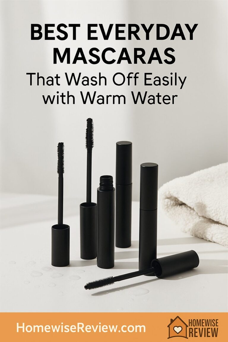 Best Everyday Mascaras That Wash Off Easily with Warm Water