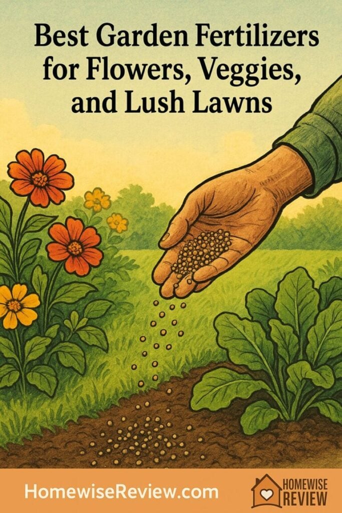 Best Garden Fertilizers for Flowers, Veggies, and Lush Lawns