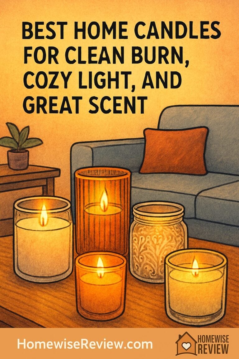 Best Home Candles for Clean Burn, Cozy Light, and Great Scent