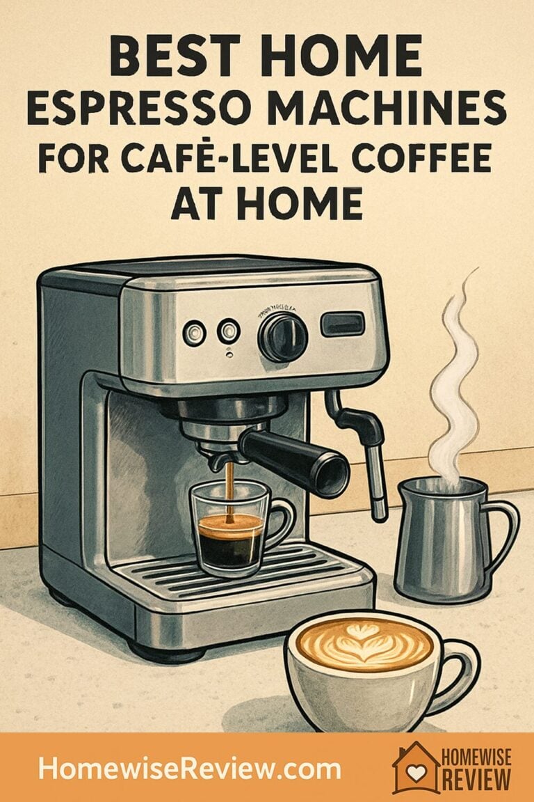 Best Home Espresso Machines for Café-Level Coffee at Home
