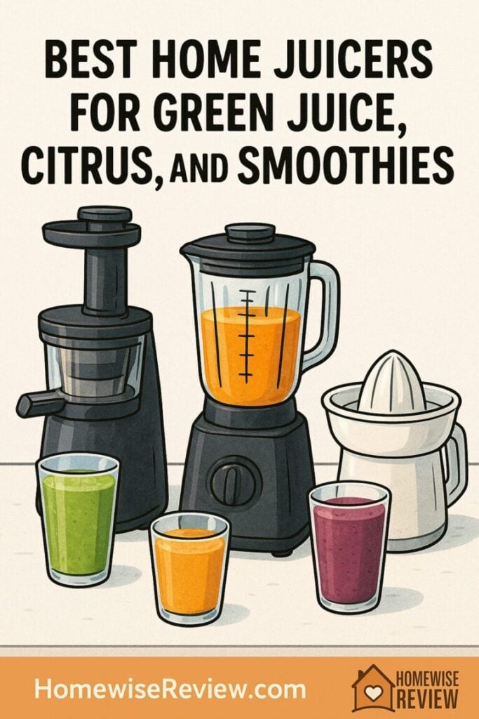 Best Home Juicers for Green Juice, Citrus, and Smoothies