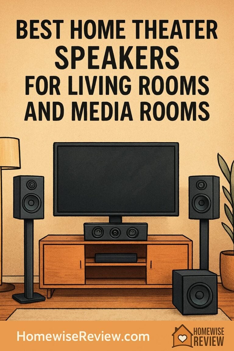 Best Home Theater Speakers for Living Rooms and Media Rooms