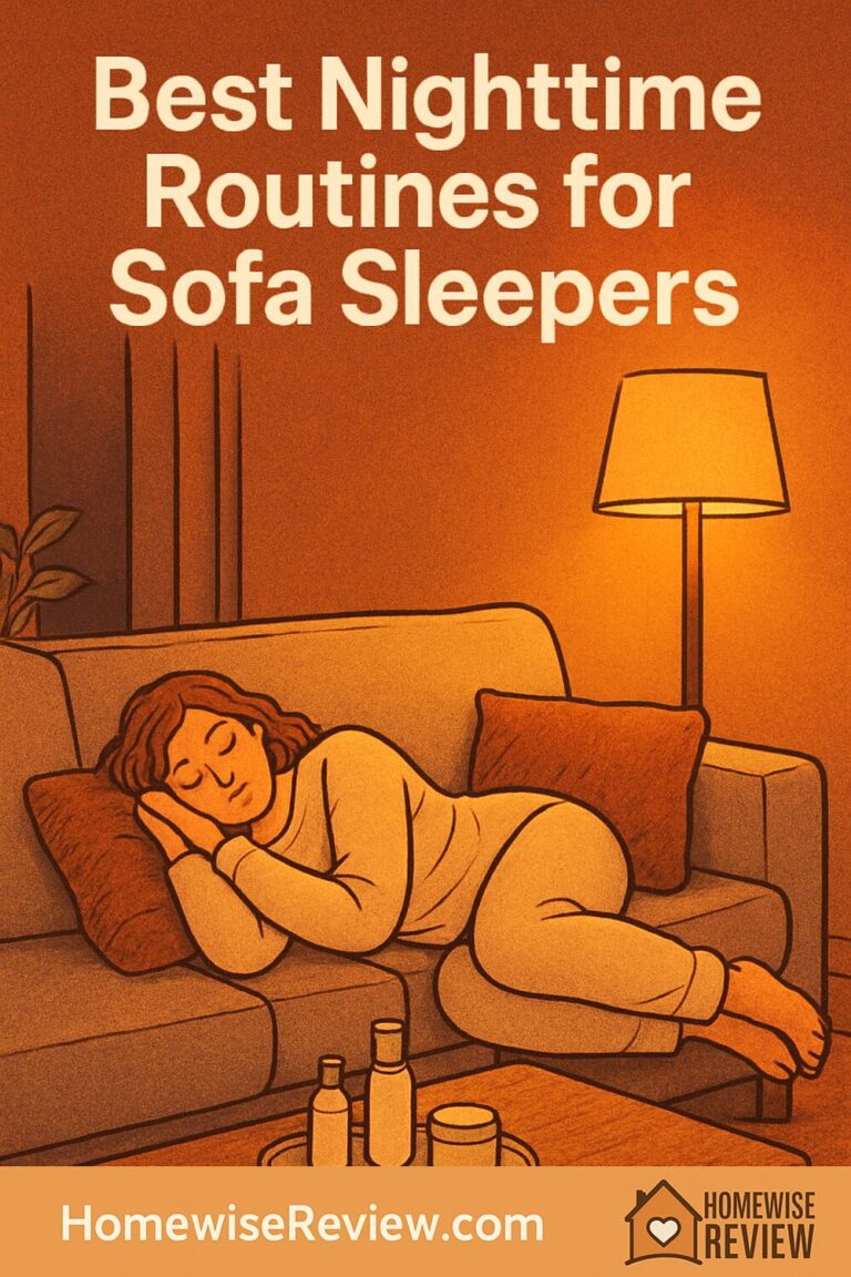 Best Nighttime Routines for People Who Fall Asleep on the Sofa