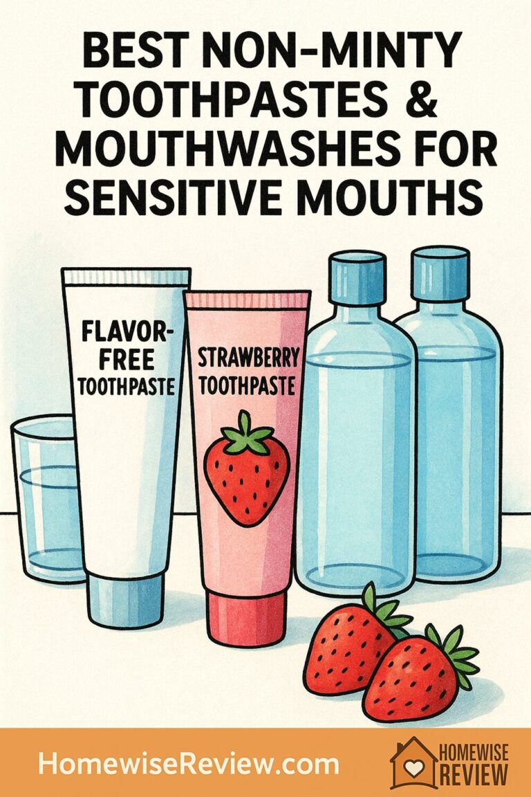 Best Non-Minty Toothpastes and Mouthwashes for Sensitive Mouths