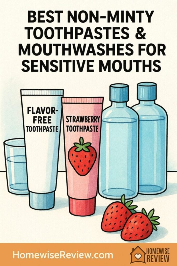 Best Non-Minty Toothpastes and Mouthwashes for Sensitive Mouths