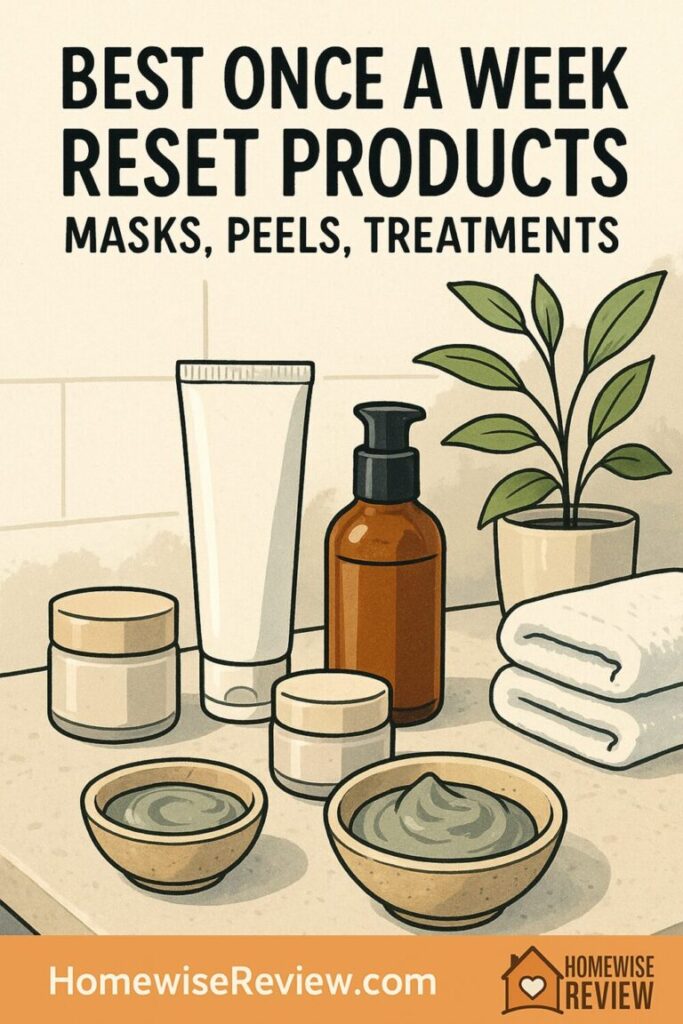 Best Once-a-Week “Reset” Products (Masks, Peels, Treatments)