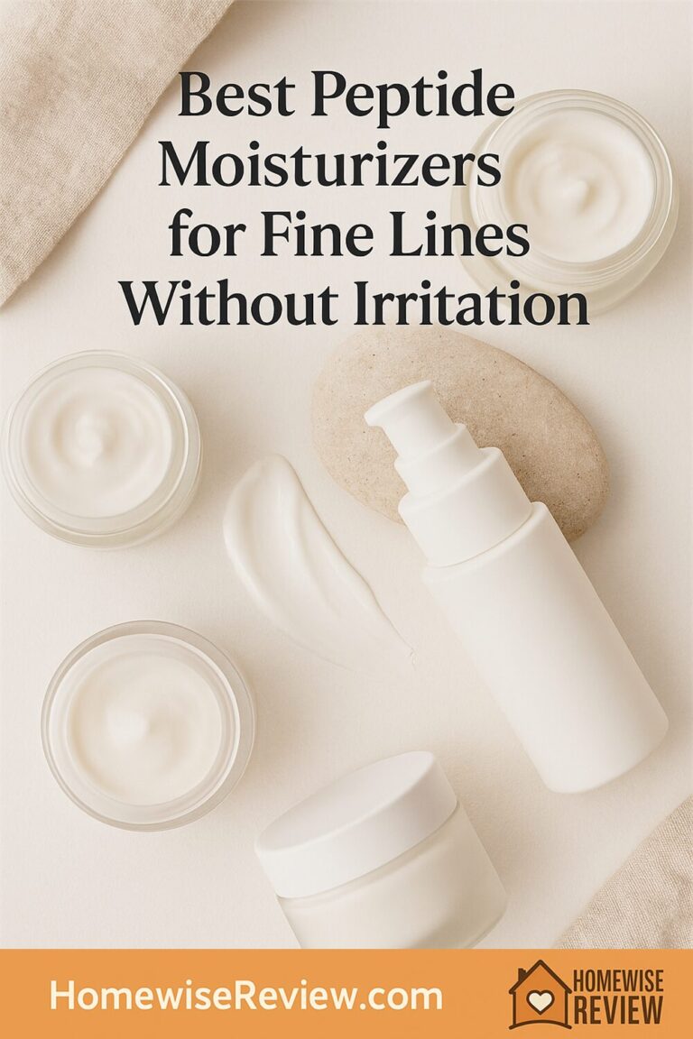 Best Peptide Moisturizers for Fine Lines Without Irritation