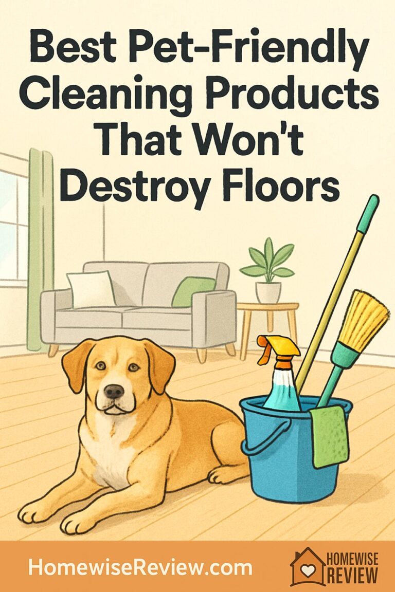 Best Pet-Friendly Cleaning Products That Won’t Destroy Floors