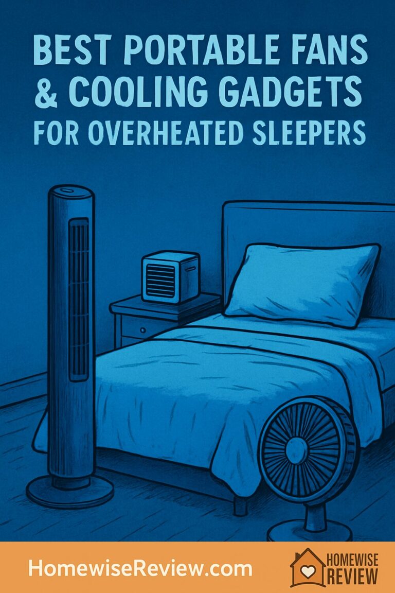 Best Portable Fans and Cooling Gadgets for Overheated Sleepers