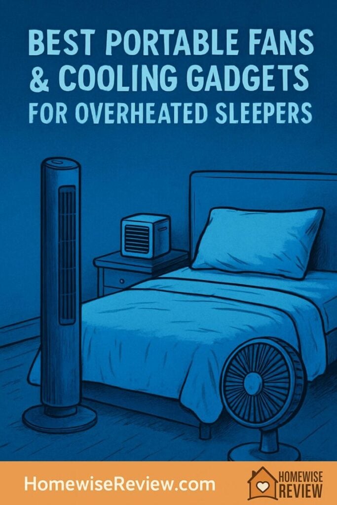 Best Portable Fans and Cooling Gadgets for Overheated Sleepers