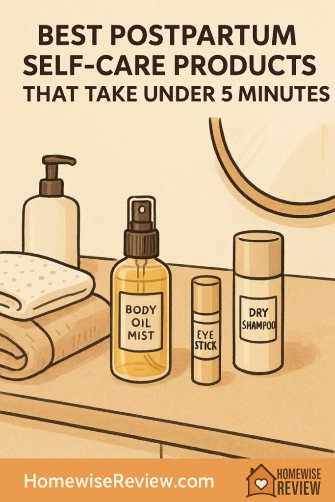 Best Postpartum Self-Care Products That Take Under 5 Minutes
