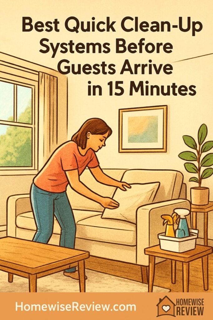 Best Quick Clean-Up Systems Before Guests Arrive in 15 Minutes