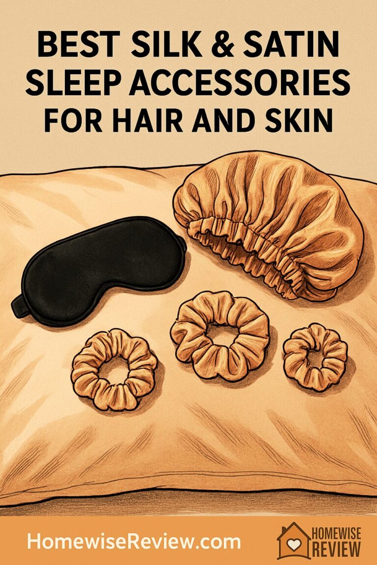 Best Silk and Satin Sleep Accessories for Hair AND Skin